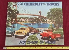 Original 1954 Chevrolet Pickup Truck Brochure Full Line Delivery Panel Coe Semi