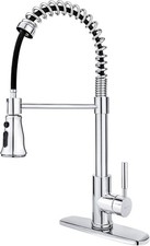 Kitchen Sink Faucet Single Handle with Pull Down Sprayer 3 Working Mode Strea...