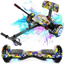 New Hoverboard & Go Kart 6.5'' Electric Bluetooth Self-Balance Scooter for Kids