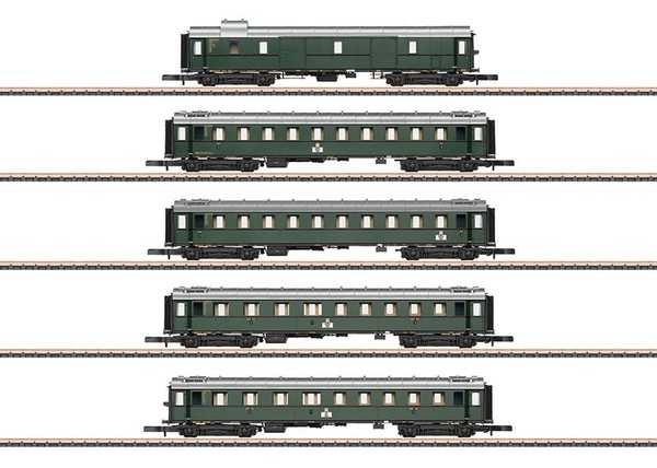 MäRklin Z - 87620 Schnellzugwagen-Set Der Einheitsbauart 1928 - 1930 - Neu & Ovp-image