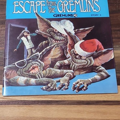 Gremlin Adventures Escape from the Gremlins Story 3 16pg Book 7'' 33 1/3