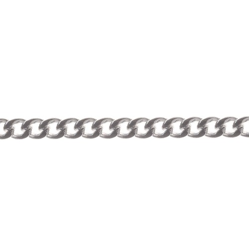 Sterling Silver Curb Anklet Ankle Chain Stamped Italian 925 - 9.5inch - 1.2mm - Picture 2 of 17
