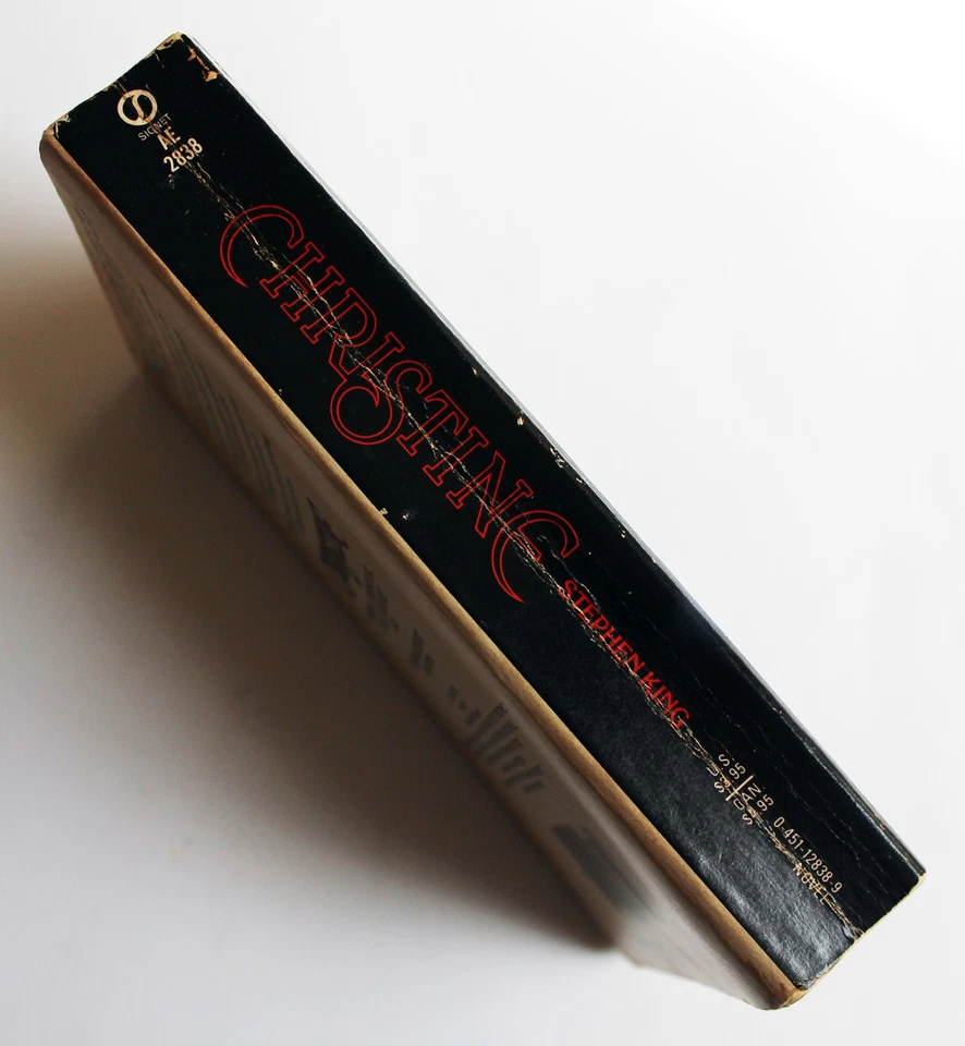 CHRISTINE Paperback Book by STEPHEN KING Signet 1983 2nd Printing w/ Photos — 第 3/4 张图片