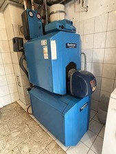 Ölheizung komplett: Heizkessel MAN Raketenbrenner & 2x1000l Kunststoff Öltanks