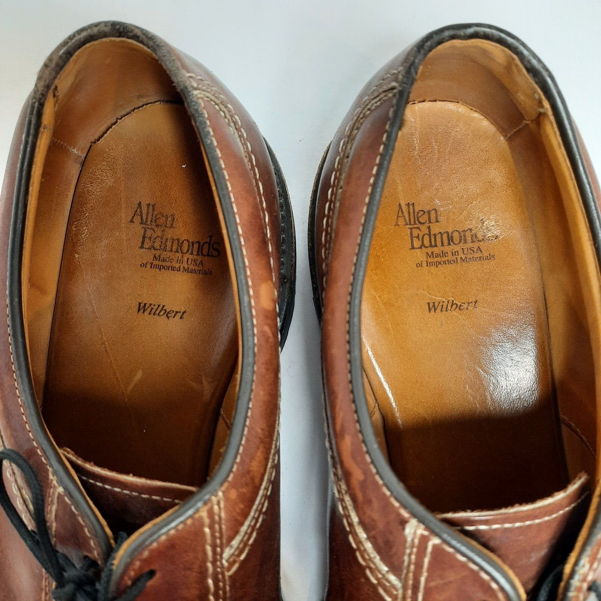 Allen Edmonds Wilbert Lace up Leather Oxford in Tan Brown 1951 Allen Edmonds Wilbert 1951 Brown Oxford Moccasin Comfort  main image 4