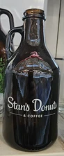 (1) RARE New NOS 2020 Stan's Donuts & Coffee Cold Brew Howler Brown Jug (NO CAP)