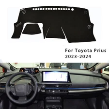 For Toyota Prius 2023-2025 black Non-slip Dash Board Cover Mat Dashboard Carpet