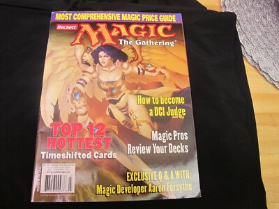 BECKETT MAGIC THE GATHERING PRICE GUIDE ISSUE #10 FEB/MAR 2007.