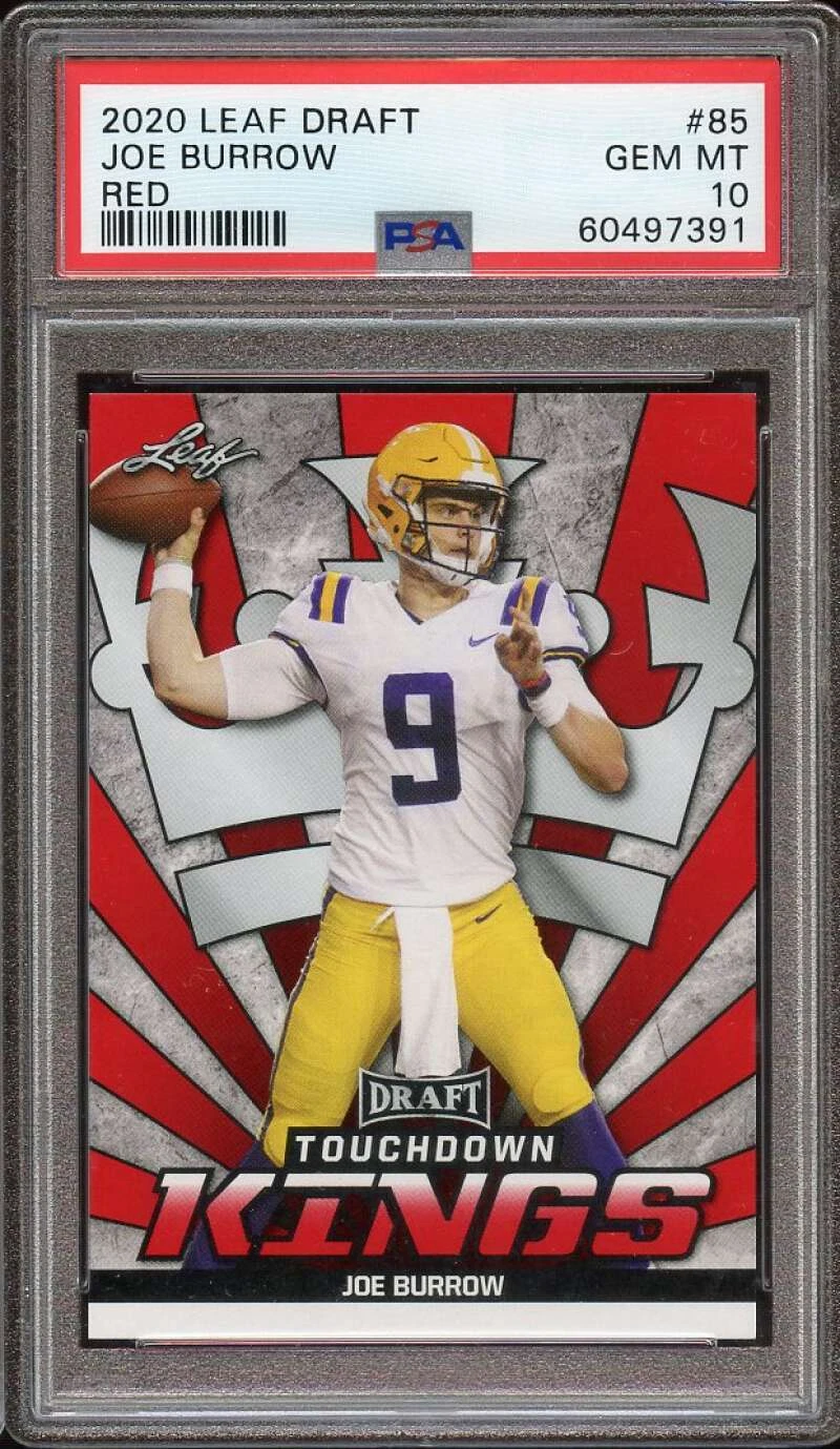 Joe Burrow Leaf Draft #85 Red