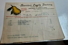 Antique Invoice Sales Receipt Barlett Easter Candy  National Co. FEB 10th 1910