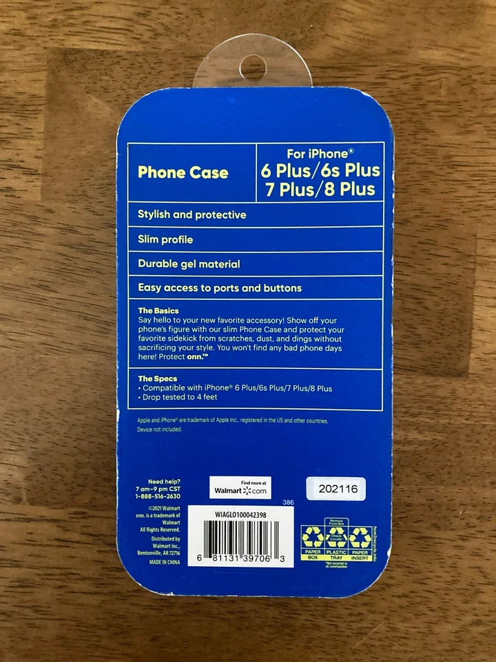 Protect Onn Phone Case for iPhone 6 Plus 6s Plus 7 Plus 8 Plus You Glo Girl NEW - Image 2 of 3