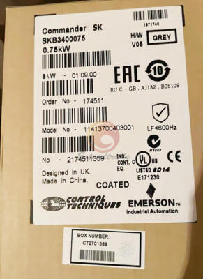 1PC NEW EMERSON CONTROL TECHNIQUES INVERTER SKB3400075