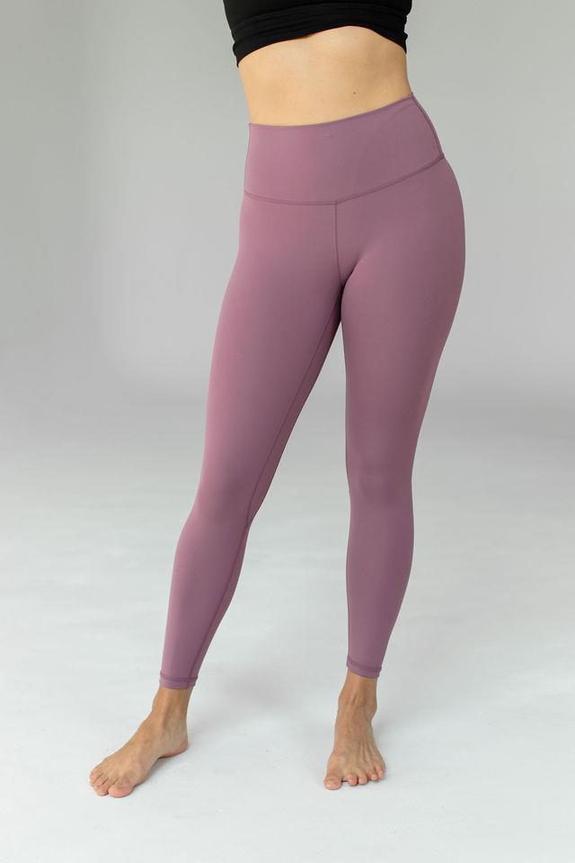 Savvi Fit Second Skin SSkin Purple Leggings Tight Yoga Soft pant 