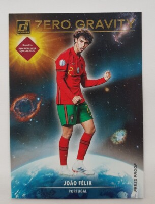 Panini Donruss Soccer World Cup RTQ Gold Zero Gravity - Joao Felix Portugal 