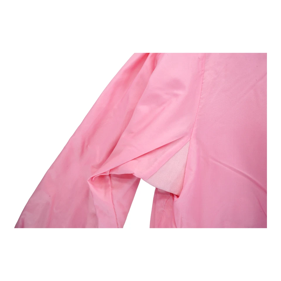 Chaqueta deportiva Silver Fox By Rainbow para mujer de nailon rosa, talla grande - cremallera completa Foto 4 de 4