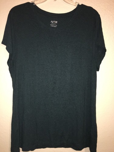 Apt 9 Womens Crewneck Solid Top Size XL 