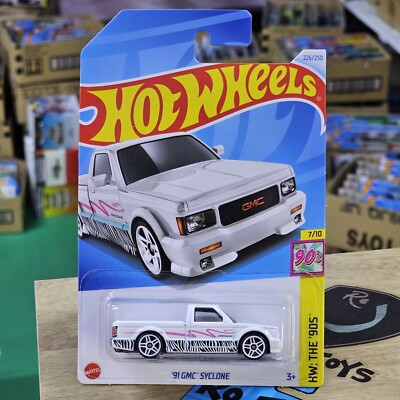 HOT WHEELS 91' GMC SYCLONE 2024 Series HW THE '90S WHITE | eBay