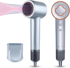 2Pcs JBOX Hair Dryer 1600W Professional Ionic Blow Dryer with Magnetic Nozzles