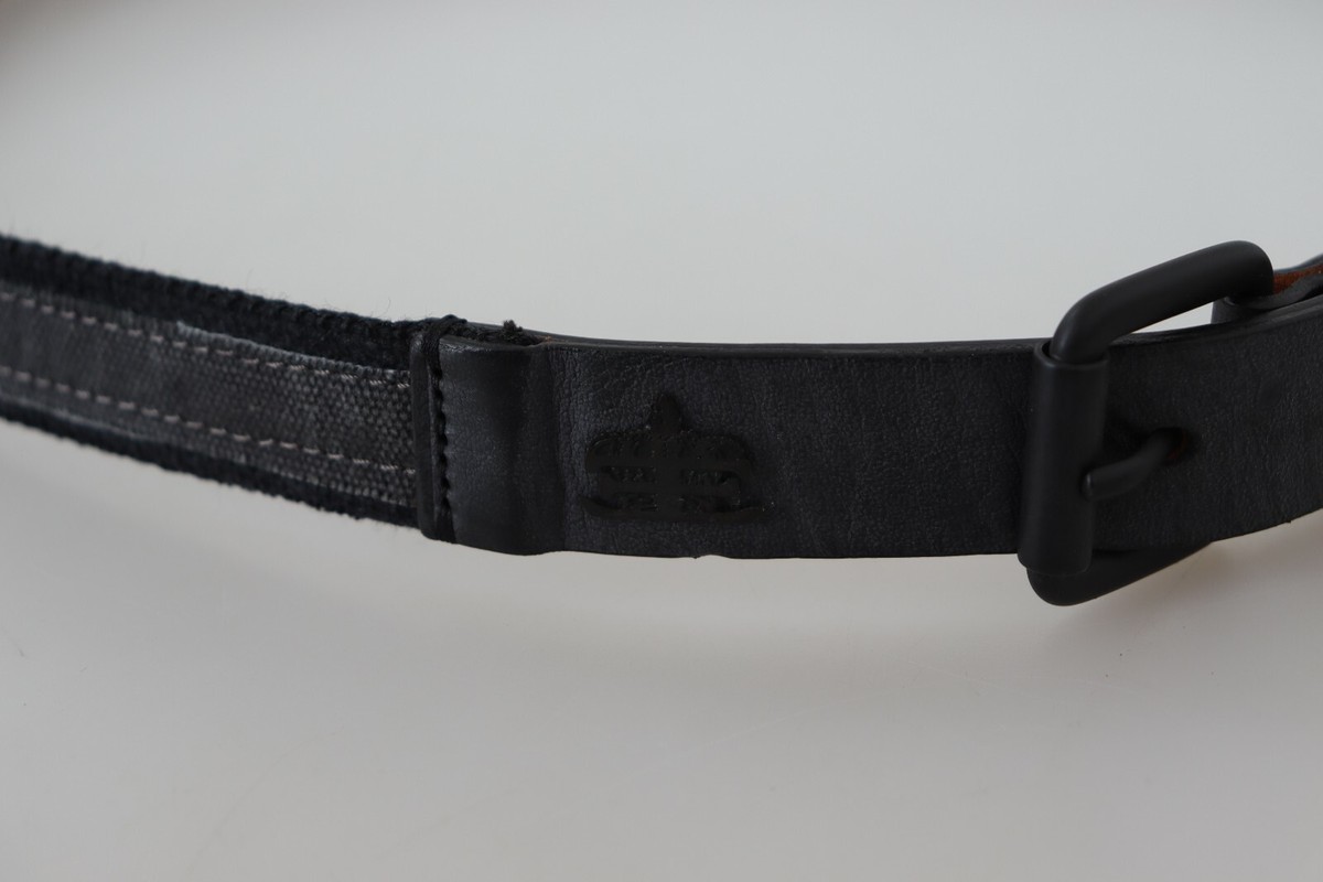 ERMANNO SCERVINO Belt Black Leather Logo Buckle Waist  display picture 1