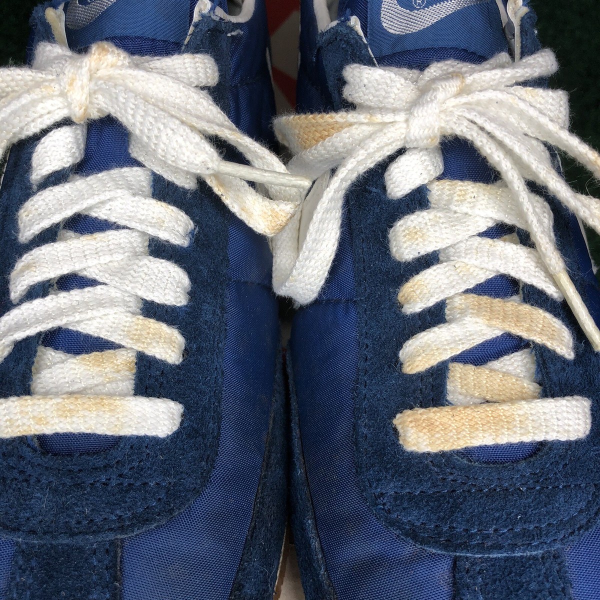 NIKE NYLON OCEANIA Ⅱ MADE IN JAPAN 70s VINTAGE Nike Ollie Oceania Shoe 4 US Blue Suede 1980 80s