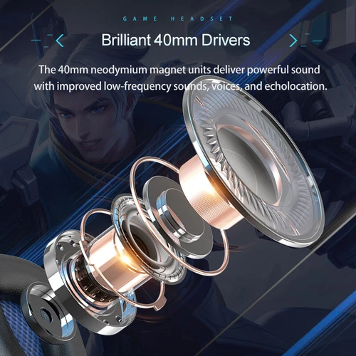 3.5mm Gaming Headset Mic Headphones Stereo Bass Surround For PS5 PS4 PC Xbox One - Picture 3 of 24