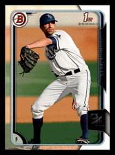 2015 1st Bowman Draft Benton Moss  Tampa Bay Rays #35 Mint