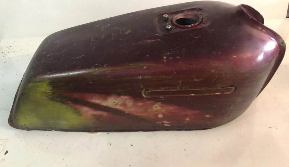 Tanque de gasolina Kawasaki KH125 KH 125 1980-1983 FABRICANTE DE EQUIPOS ORIGINALES DE Japón * Foto 2 de 4