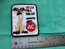 Świece zapłonowe prądu przemiennego Gorący samochód dla fajnego kota Isked przez AC Racing Service Patch