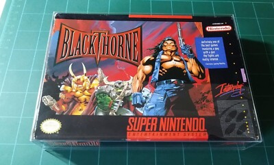 SNES Super Nintendo Entertainment System Blackthorne Box 1994 Box Only