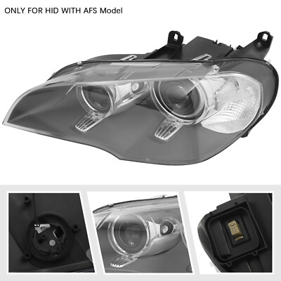 Adaptive HID Headlight Assembly for 2011-2013 BMW X5 with AFS - Left Side
