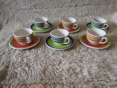 Rosenthal Casual Designers Guild, Espresso/Mokkaset, 12 Teile, NEU!