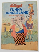 Vintage Kellogg's Funny Jungleland Moving Pictures Advertising Booklet 1932