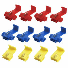 10-100PCS Electrical Quick Splice Lock Wire Cable Terminal Connectors Crimp Tool