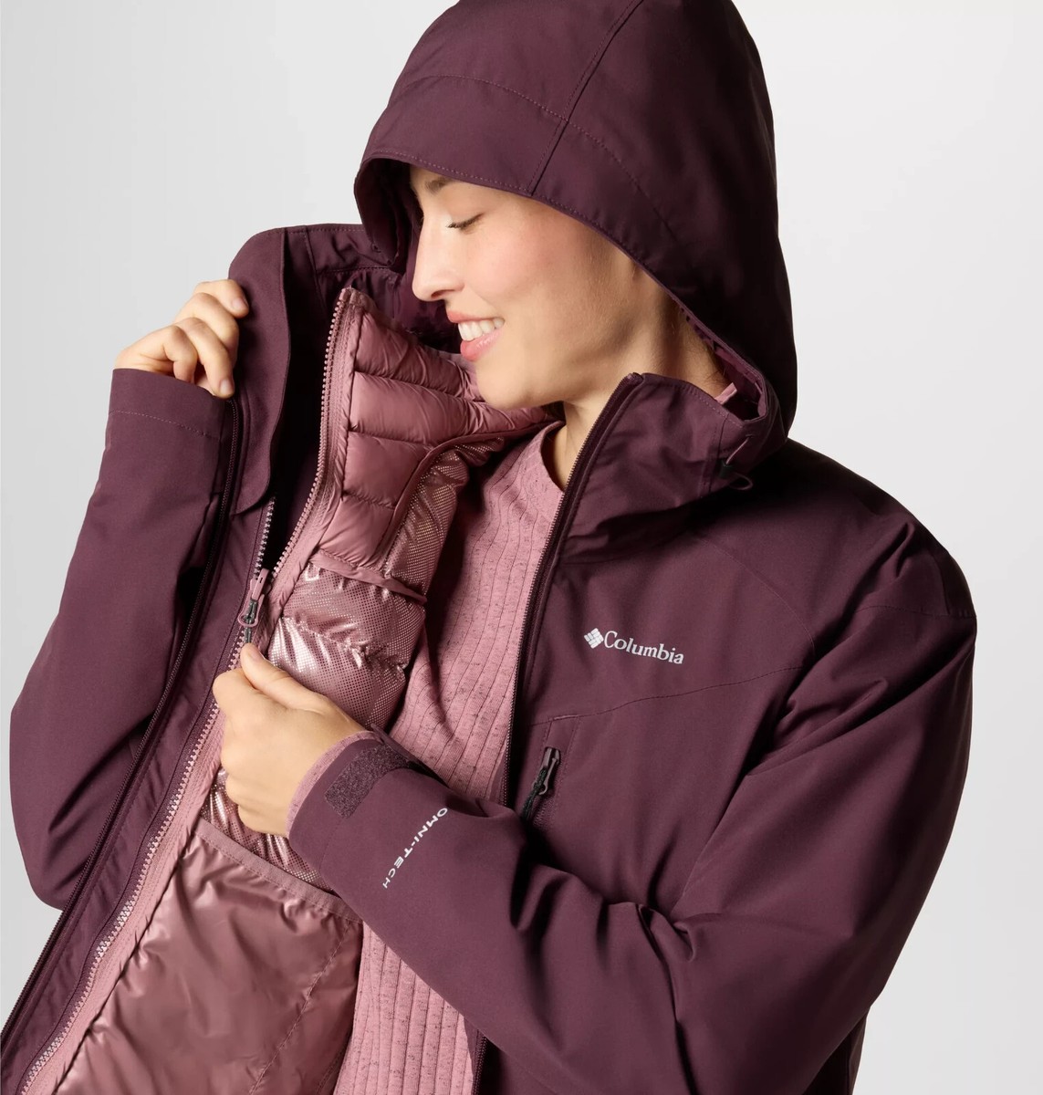 NWT Columbia Oak Ridge II Interchange Jacket Omni-Tech Moonvista