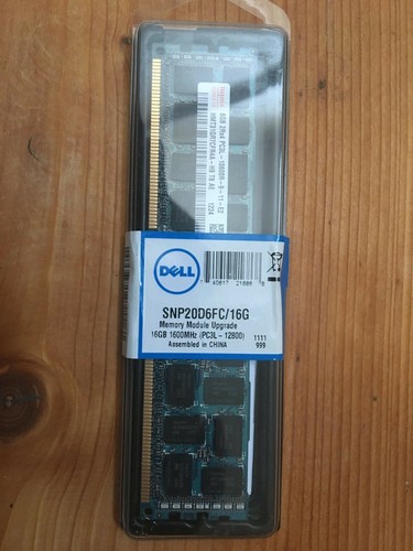 DELL 8GB 2Rx4 PC3L-10600R DDR3 Registered Server-RAM Modul REG ECC - SNPP9RN2C/D