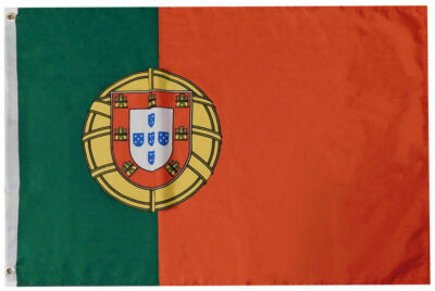 Portugal Country 100D Woven Poly Nylon 3x5 3'x5' Flag Banner Grommets