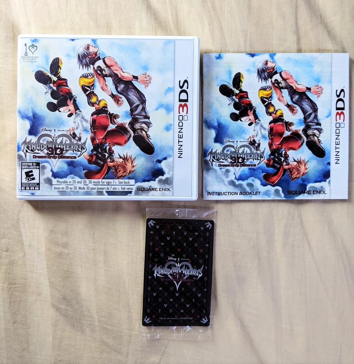 Kingdom Hearts 3D Dream Drop Distance (Nintendo 3DS, 2012) CIB +