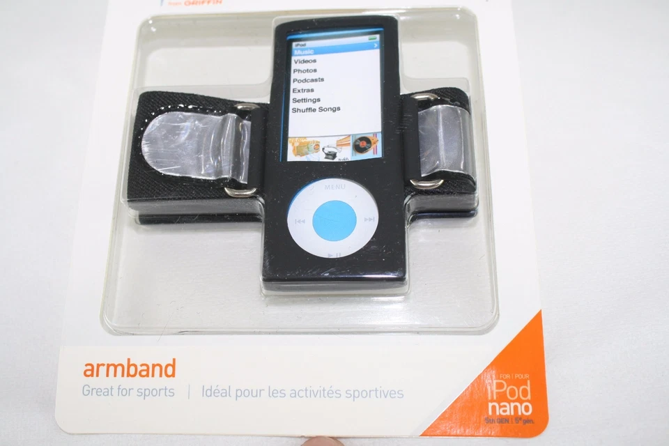 17 Griffin Immerse Sport Armbands for Apple iPod nano 5th Gen. Armband, Black - Image 2 of 4