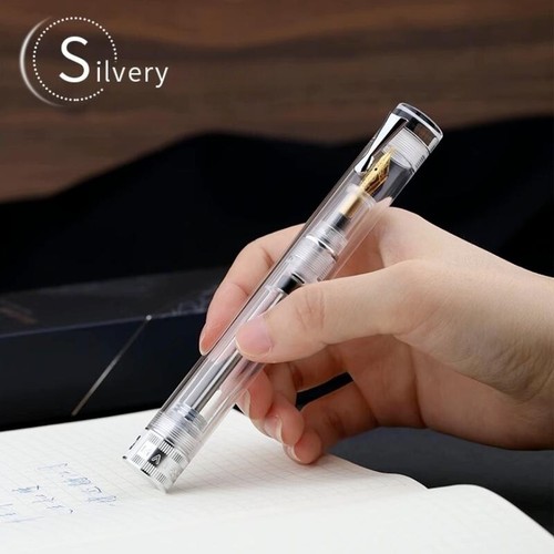 MAJOHN V1 Transparent Demonstration VACUUM FILLING Fountain Pen #26 EF/F NIB - Picture 12 of 12