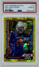 PSA10 / Max Verstappen サファイアEdition #143 BREAKING -this 2020 Max Verstappen Topps Dynasty Formula 1 Dual