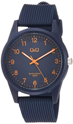 #ad #ad CITIZEN Qamp;Q Watch Analog Waterproof Urethane Belt VS40 012 Navy $28.33