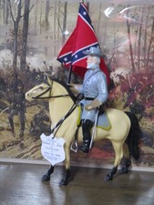 Hartland General Lee complete with rider horse hat saddle sword flag hang tag