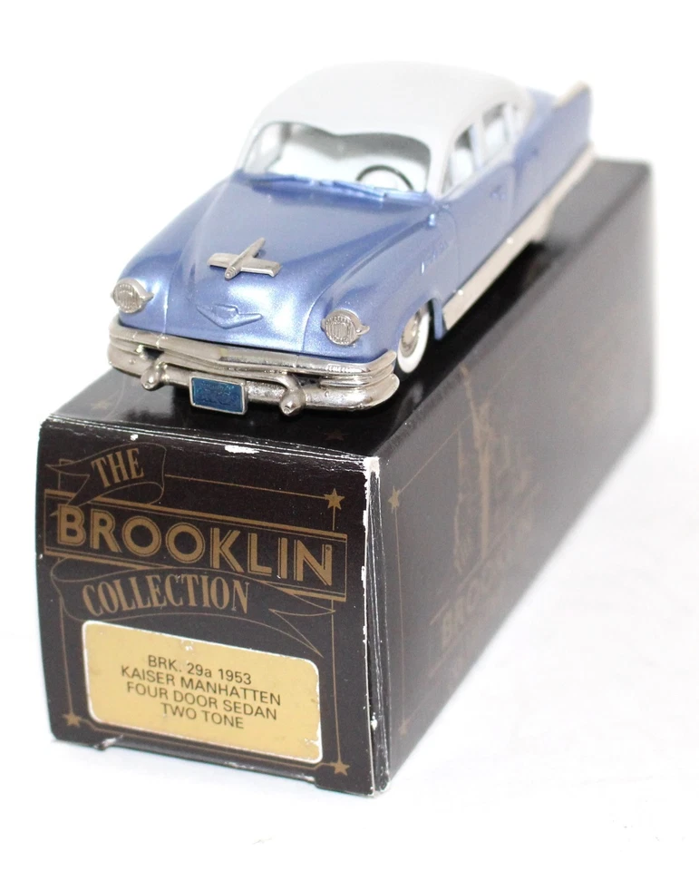 BROOKLIN BRK29a 1953 KAISER MANHATTAN FOUR DOOR SEDAN TWO TONE W/BOX EXCELLENT - Image 2 of 4