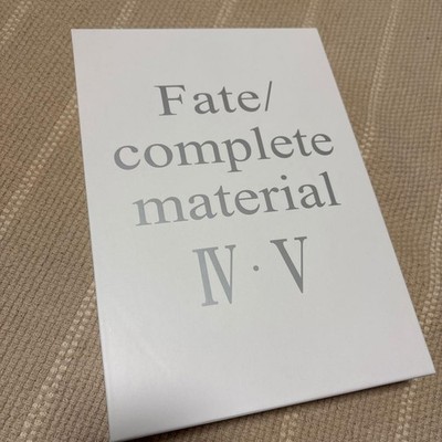 Fate / Complete Material Iv V Art Book + Case