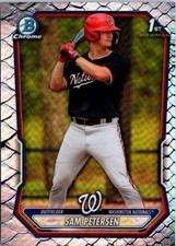 2026 Bowman #BCP-122 Sam Petersen Chrome Prospects Reptilian Refractor