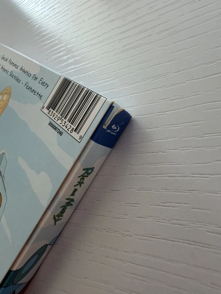 Rick and Morty Seasons 1 & 2 blu rays w/slipcovers, Like New - Image 4 of 4