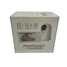 Momcozy Video Baby Monitor Model BM01 5" 1080p White w/ Night Vision N1459 TC 