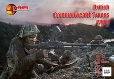 1/32 British Commonwealth Forces WW2 8 Poses 15 Figures Model Kit