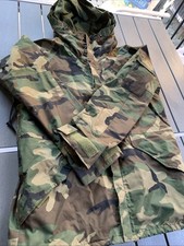 Alpha Industries Parka Cold Weather Camo Jacket Mens Medium Long US Military