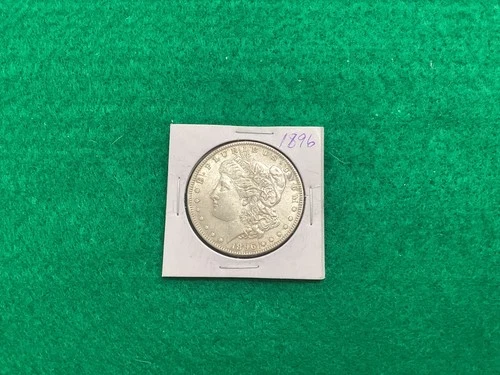 SILVER - $1 1896 MORGAN SILVER DOLLAR - "GREAT DETAILS"
